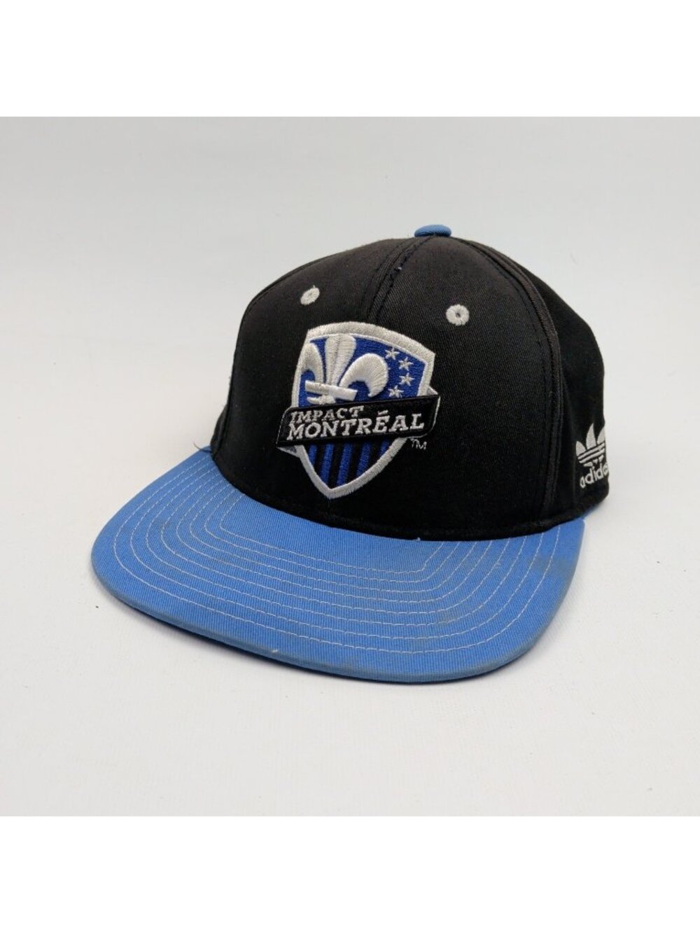 Adidas x Montreal Impact MLS Snapback Hat Youth Black Blue Soccer Cap Football